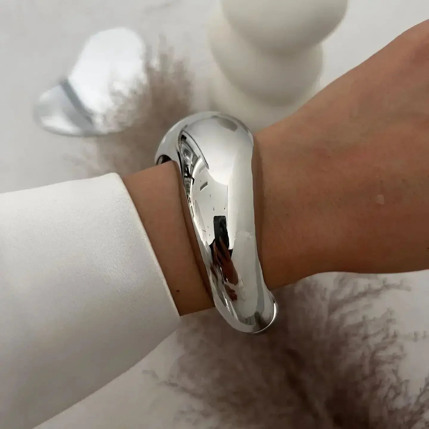 Geometric Cuff Bangle