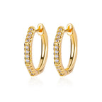 Zirconia Polygon Earrings