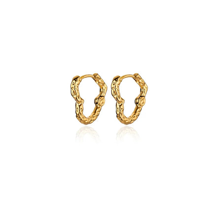 Heart Hoop Earrings