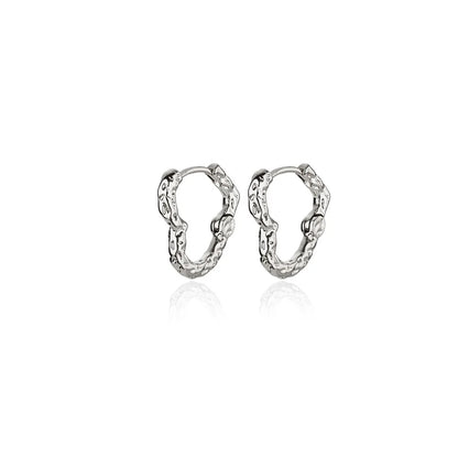 Heart Hoop Earrings