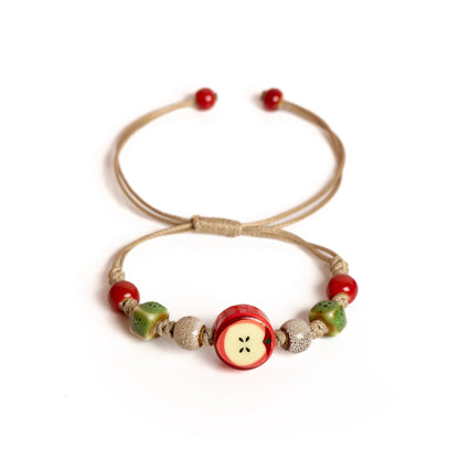 Woven Apple Ceramic Bracelet