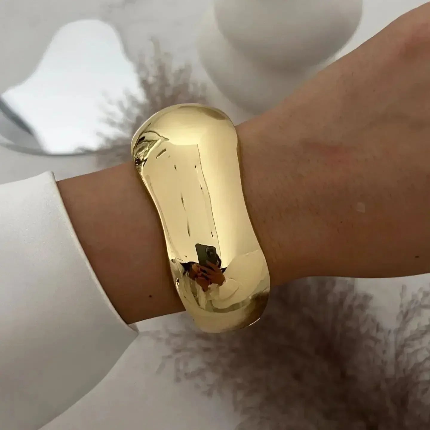 Geometric Cuff Bangle