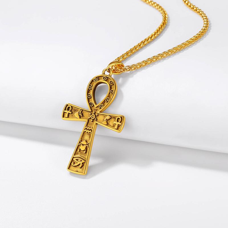 Ankh Charm Necklace