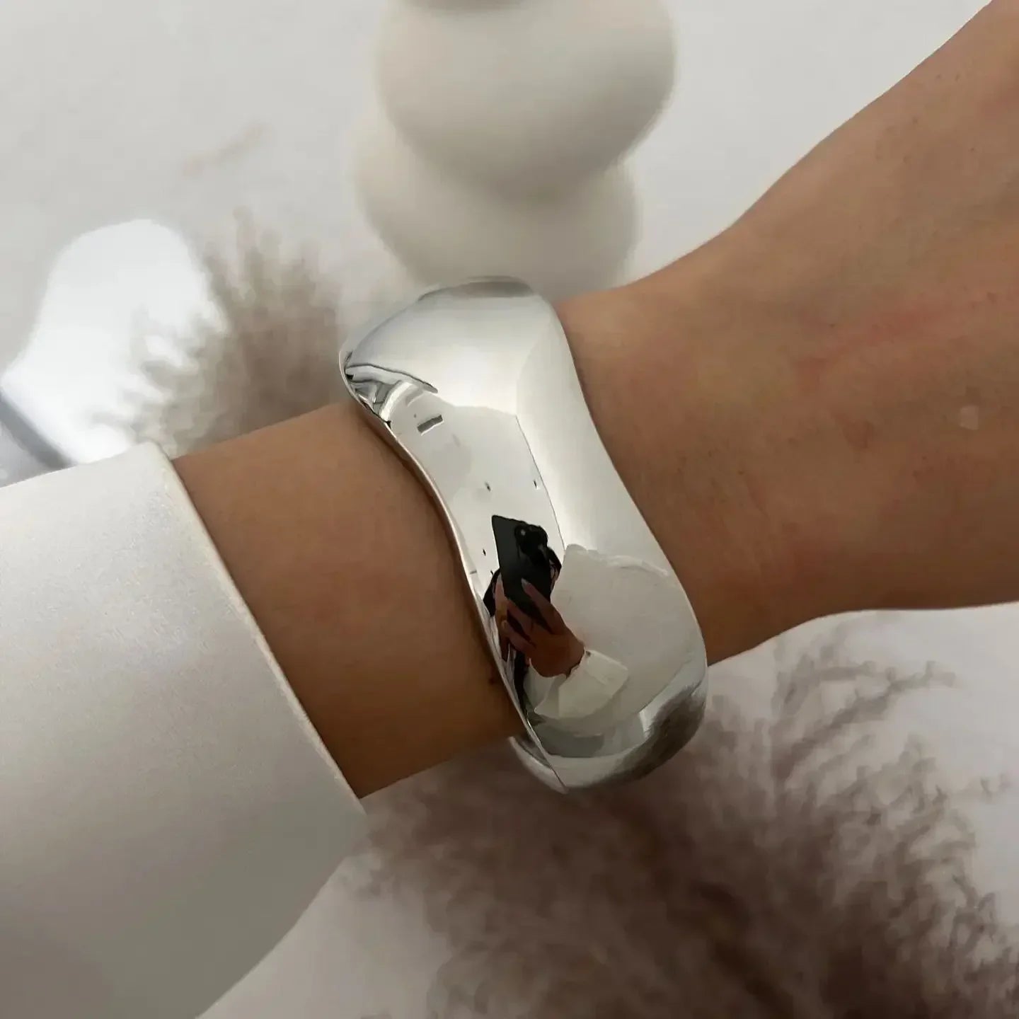 Geometric Cuff Bangle