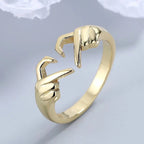 Adjustable Love Hand Ring