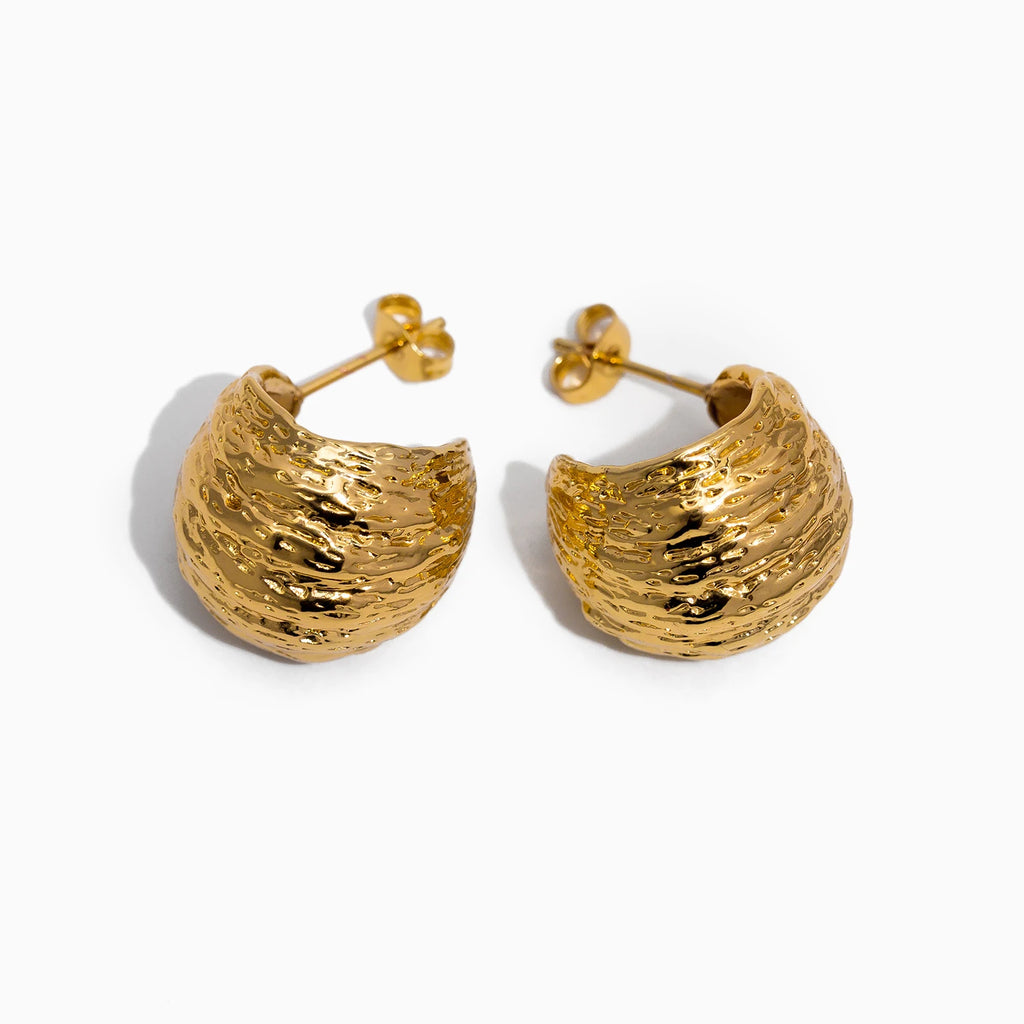 Hemispherical Geometric Earrings