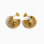 Hemispherical Geometric Earrings