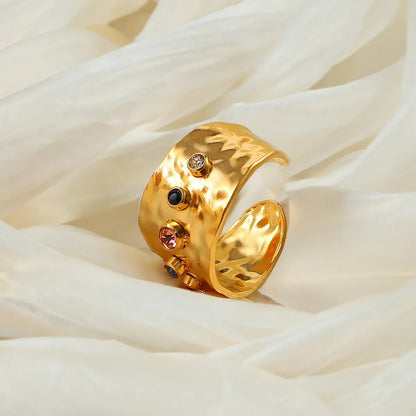 Irregular Crystal Ring