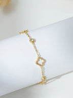Triple Flower Bracelet