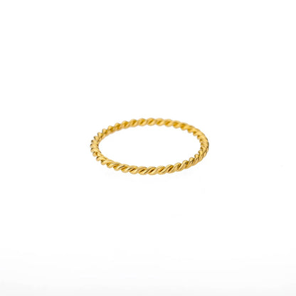 Twisted Spiral Ring
