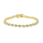 Geometric Tennis Bracelet