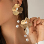 Large Flower Earrings
