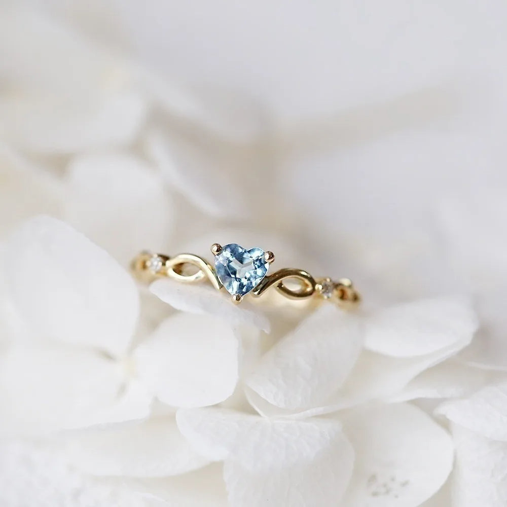 Heart Infinity Ring