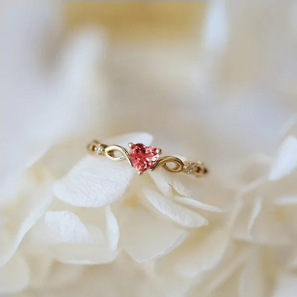 Heart Infinity Ring
