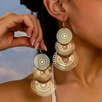 Boho Hollow Dangle Earrings