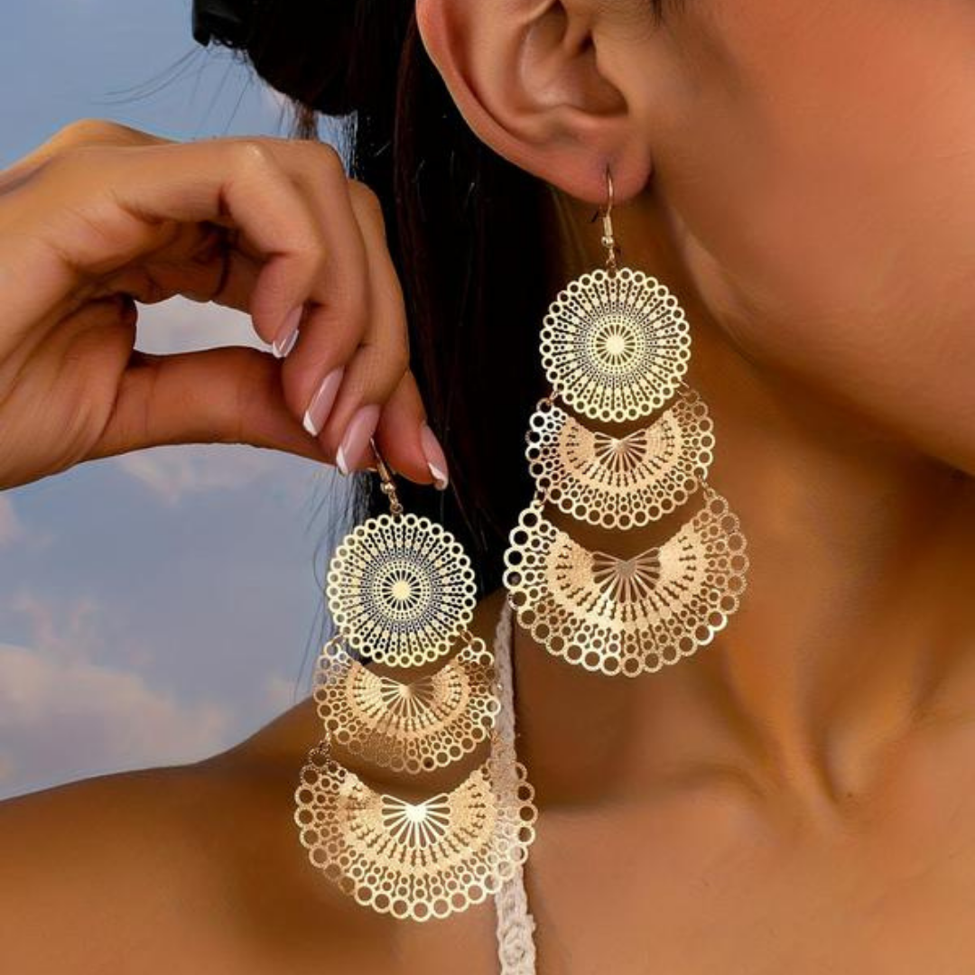Boho Hollow Dangle Earrings