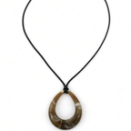 Vintage Teardrop Rope Necklace