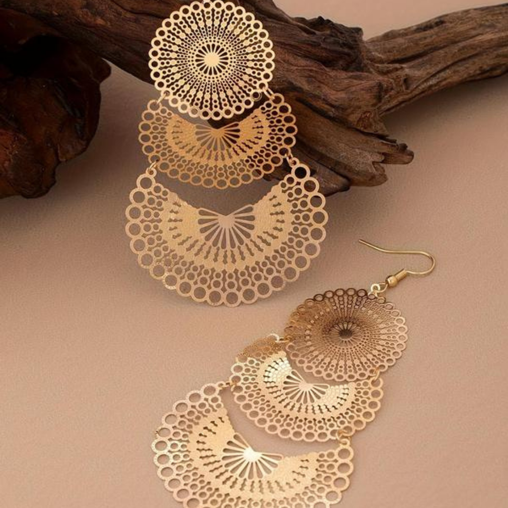 Boho Hollow Dangle Earrings