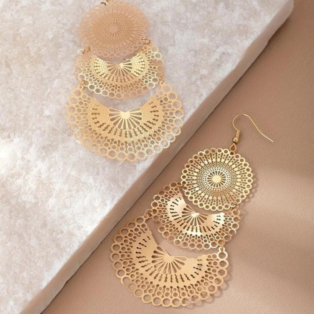 Boho Hollow Dangle Earrings