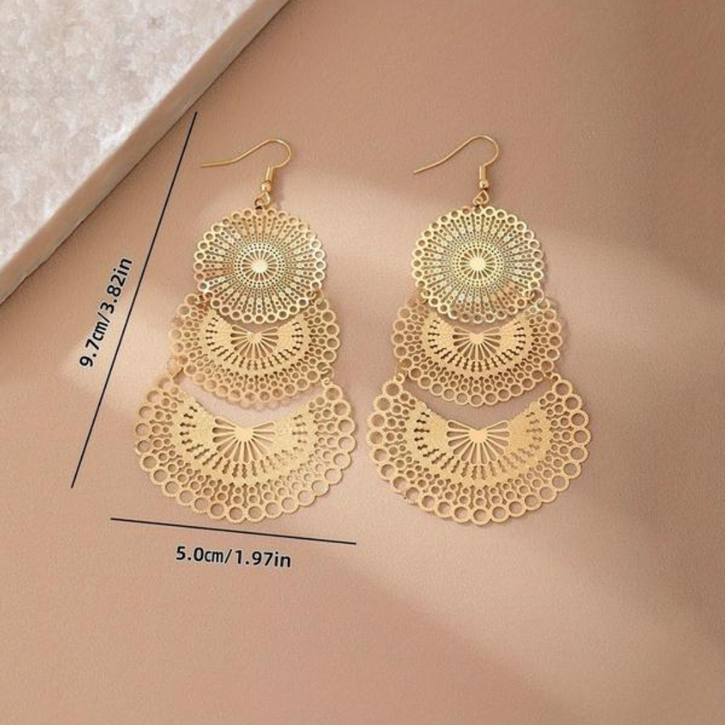 Boho Hollow Dangle Earrings