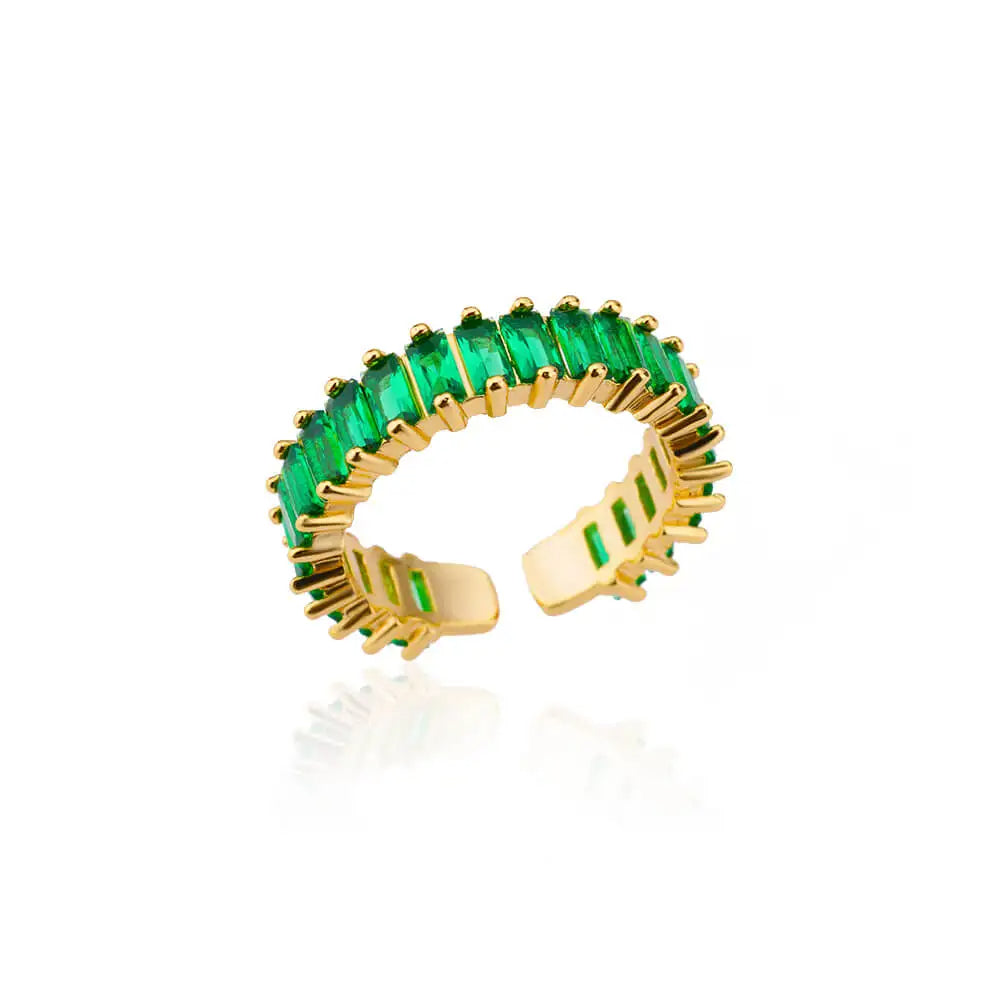 Colored Zircon Ring
