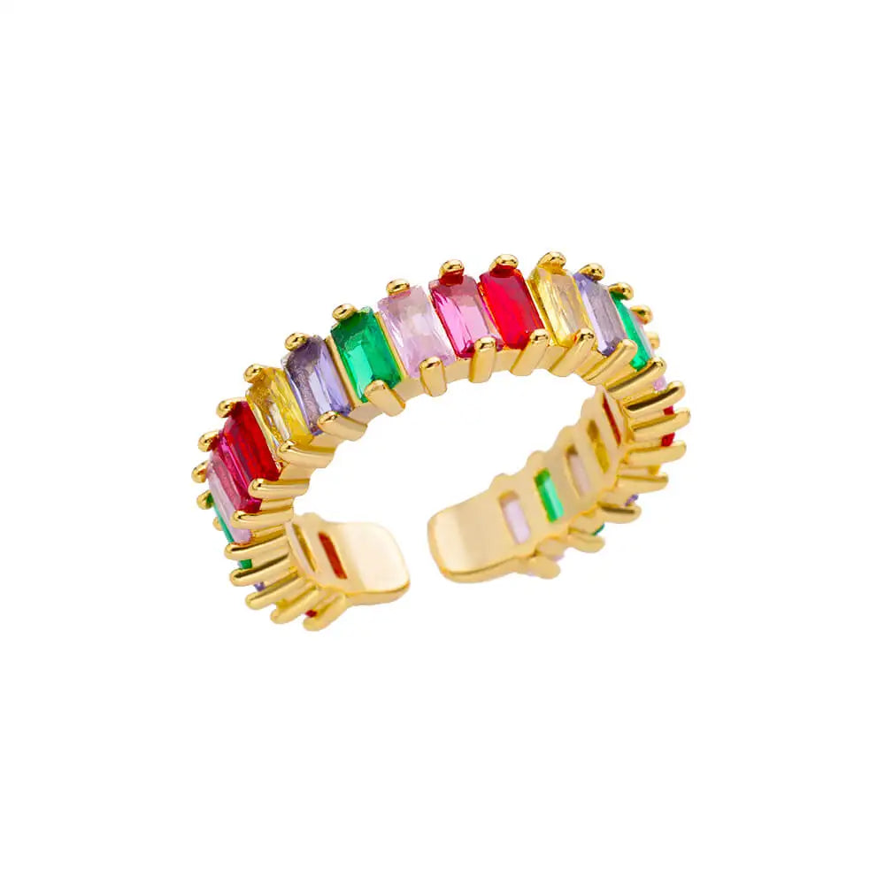 Colored Zircon Ring