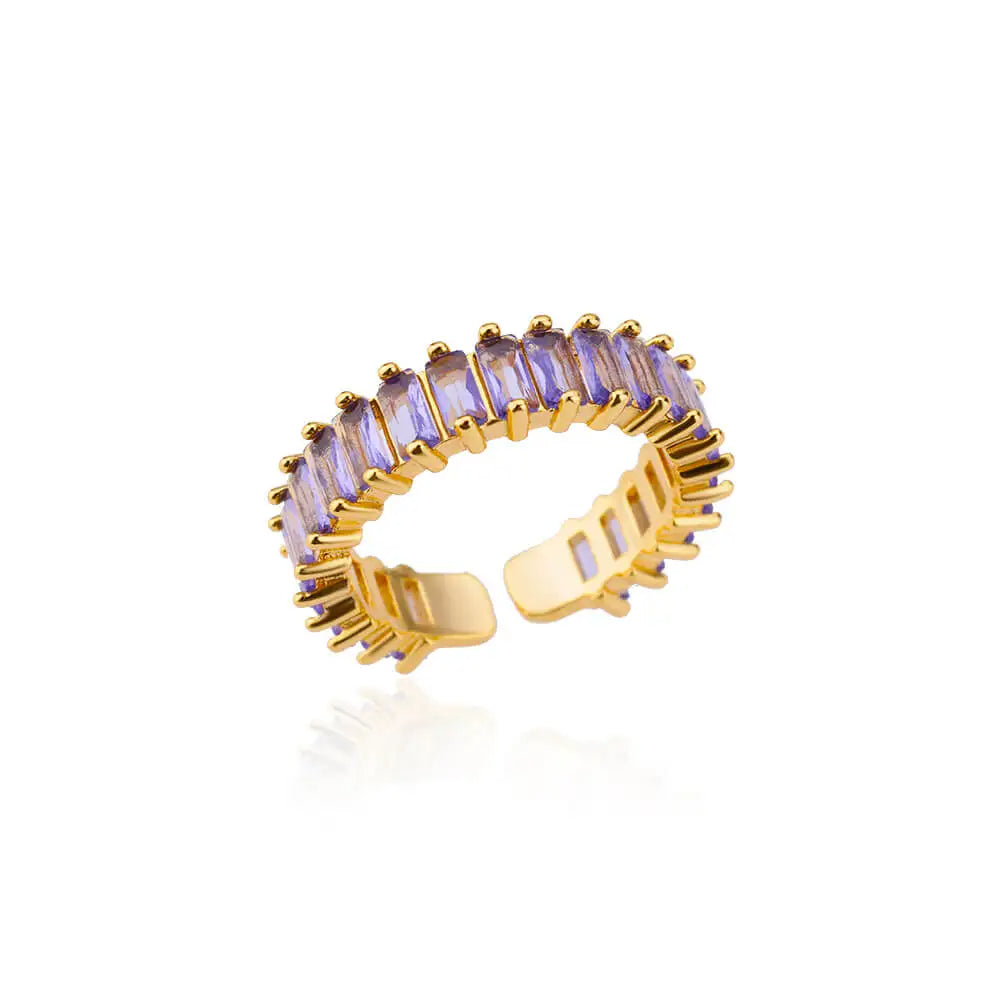 Colored Zircon Ring