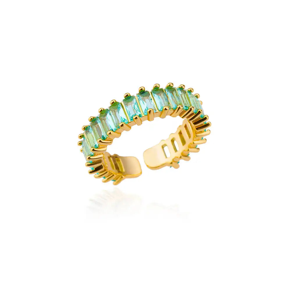 Colored Zircon Ring