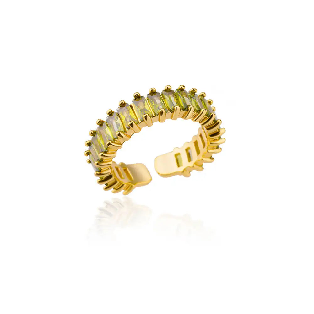 Colored Zircon Ring