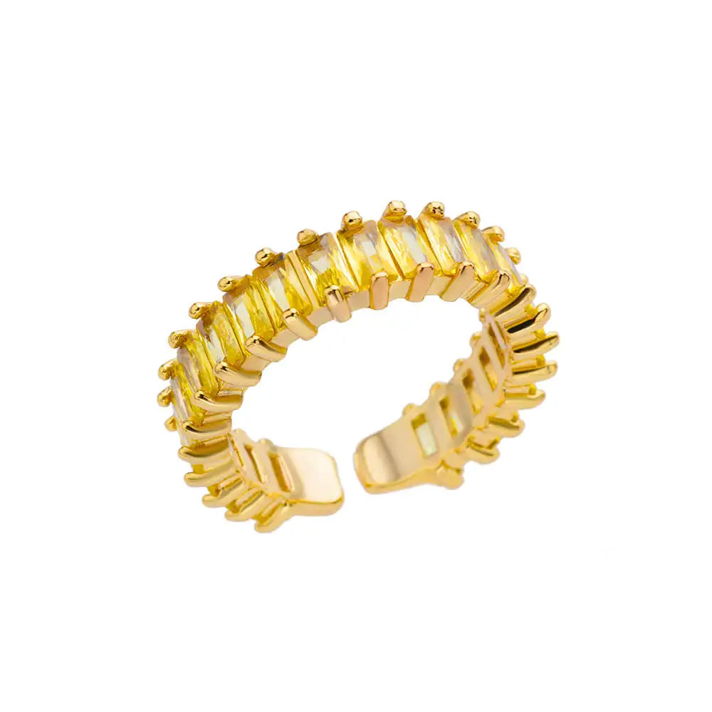 Colored Zircon Ring