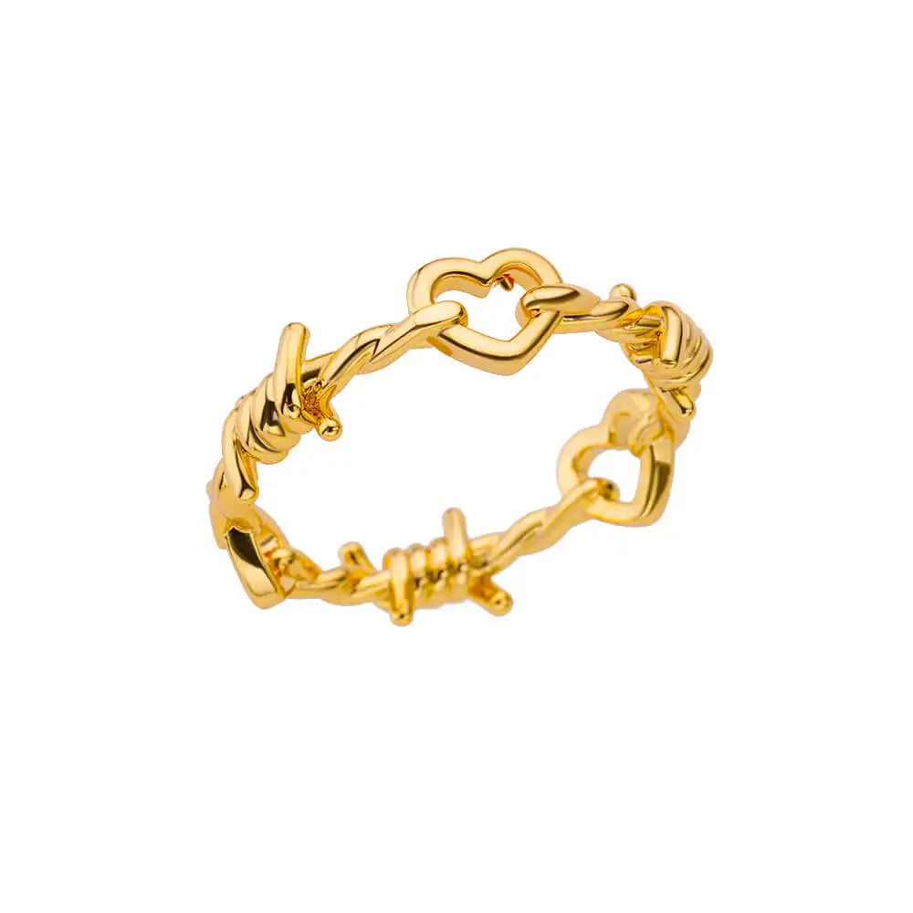 Twisted Wire Heart Ring