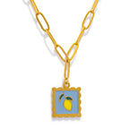 Whimsical Fruit Charm Necklace
