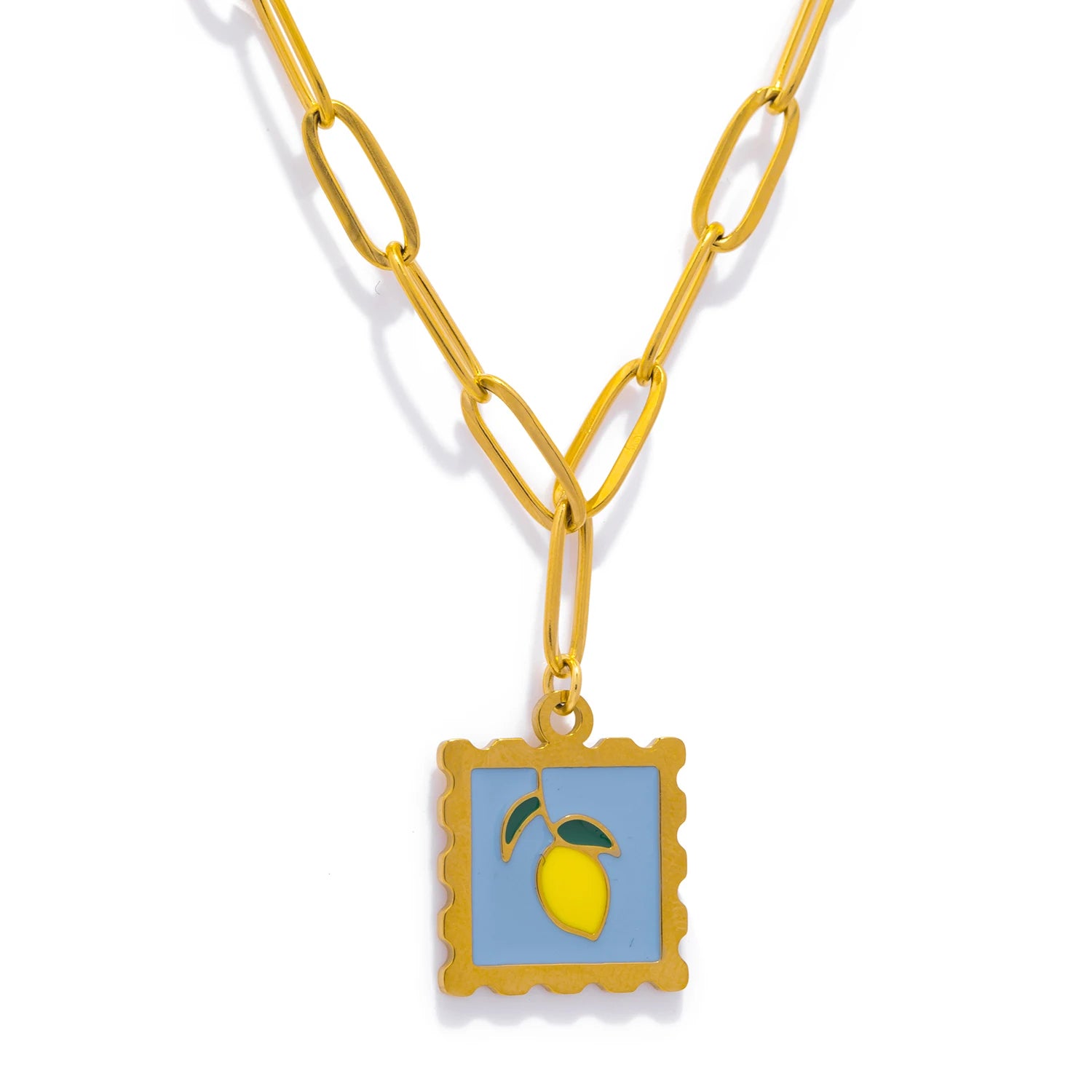 Whimsical Fruit Charm Necklace