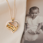 Embrace Baby Heart Necklace