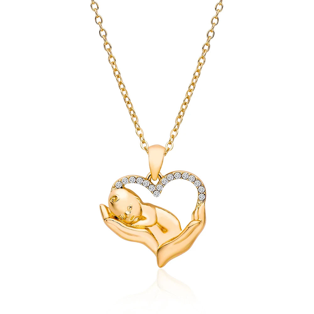 Embrace Baby Heart Necklace