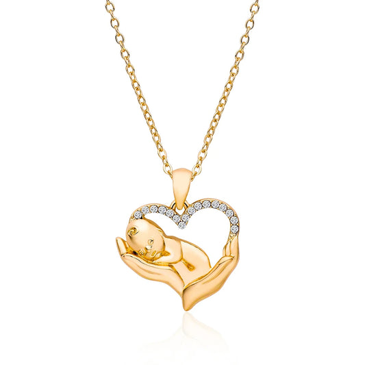 Embrace Baby Heart Necklace