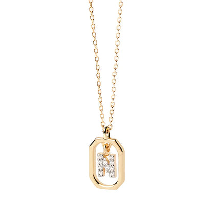 Gold Initial Pendant Necklace