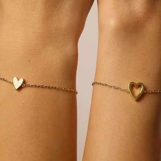 Matching Heart Bracelet