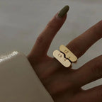 Matching Half Face Couple Rings