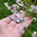 Asymmetric Rectangle Leaf Earrings