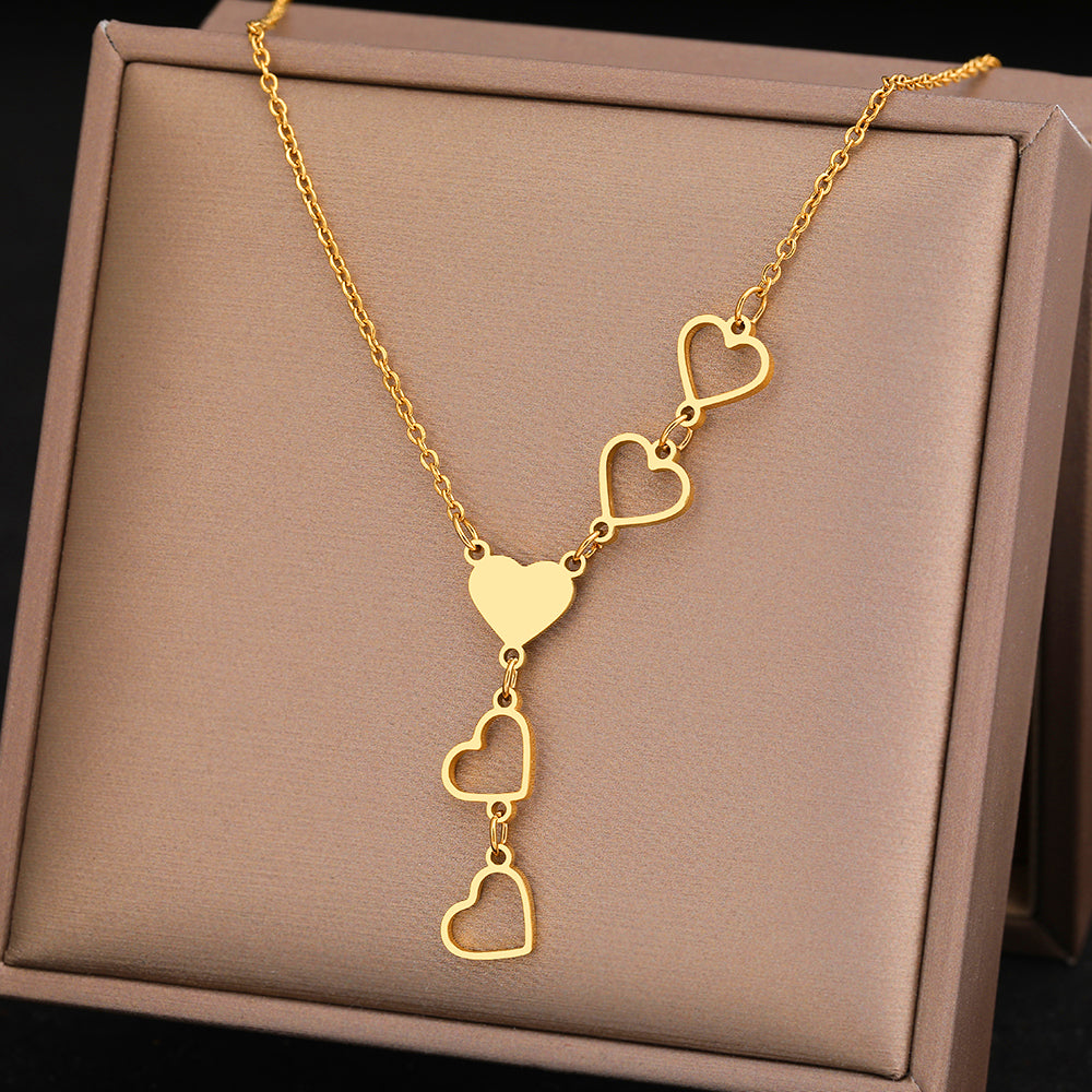 Gold Sweet Heart Necklace