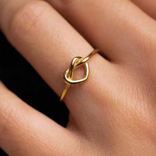 Adjustable Love Heart Ring