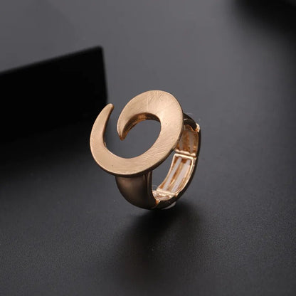 Adjustable Crescent Shaped Ring