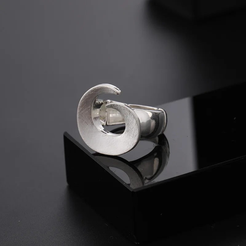 Adjustable Crescent Shaped Ring