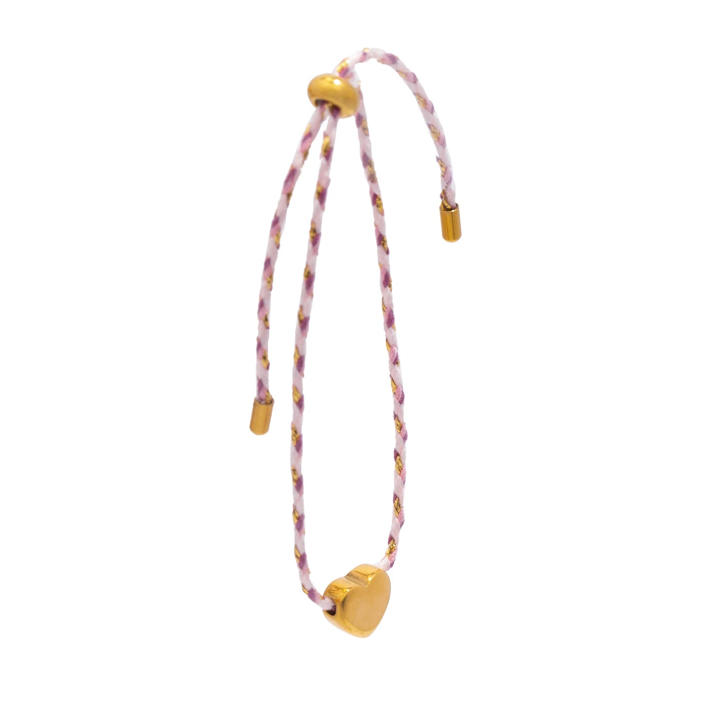 Colorful Rope Heart Bracelet
