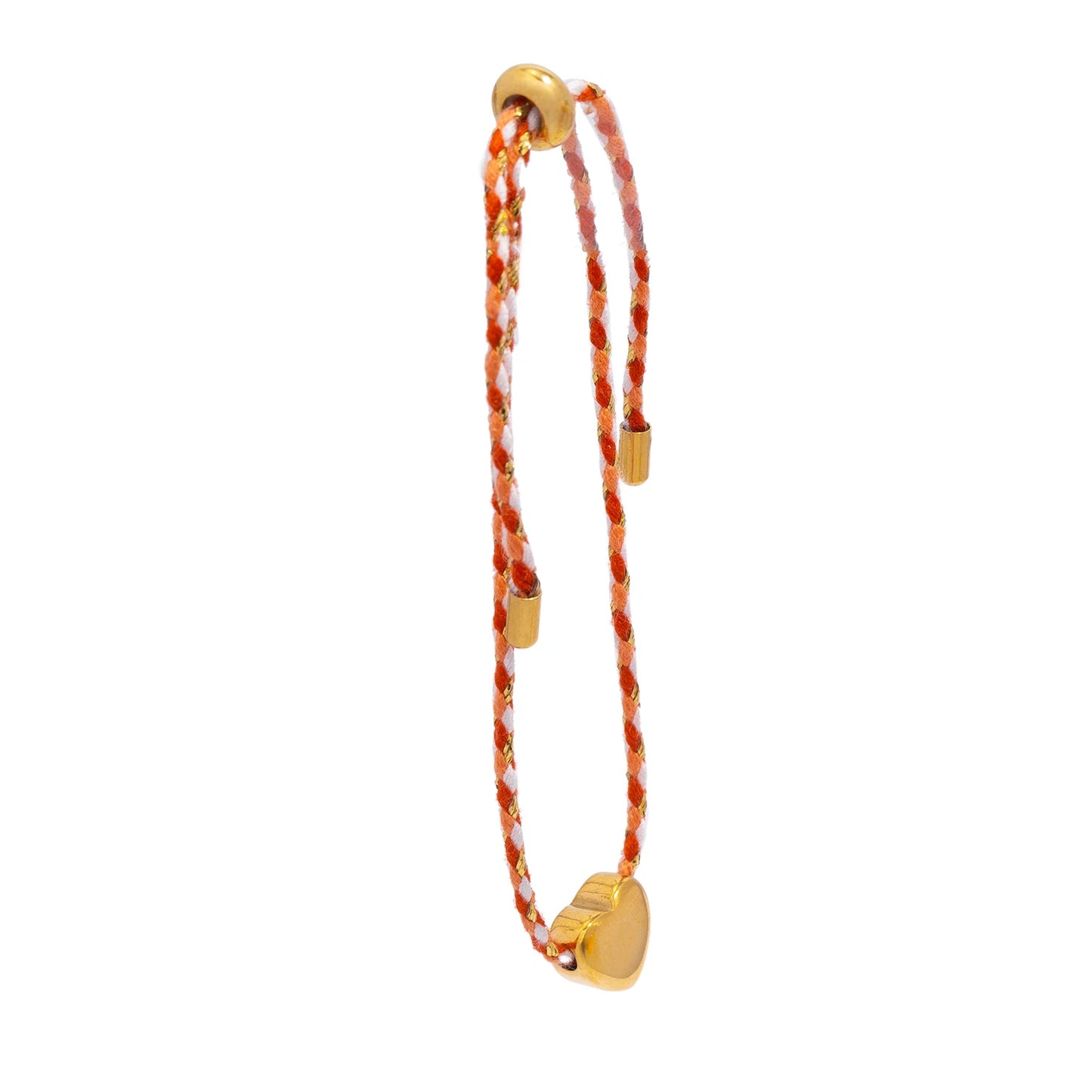 Colorful Rope Heart Bracelet