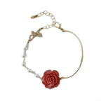 Rose Pearl Bracelet