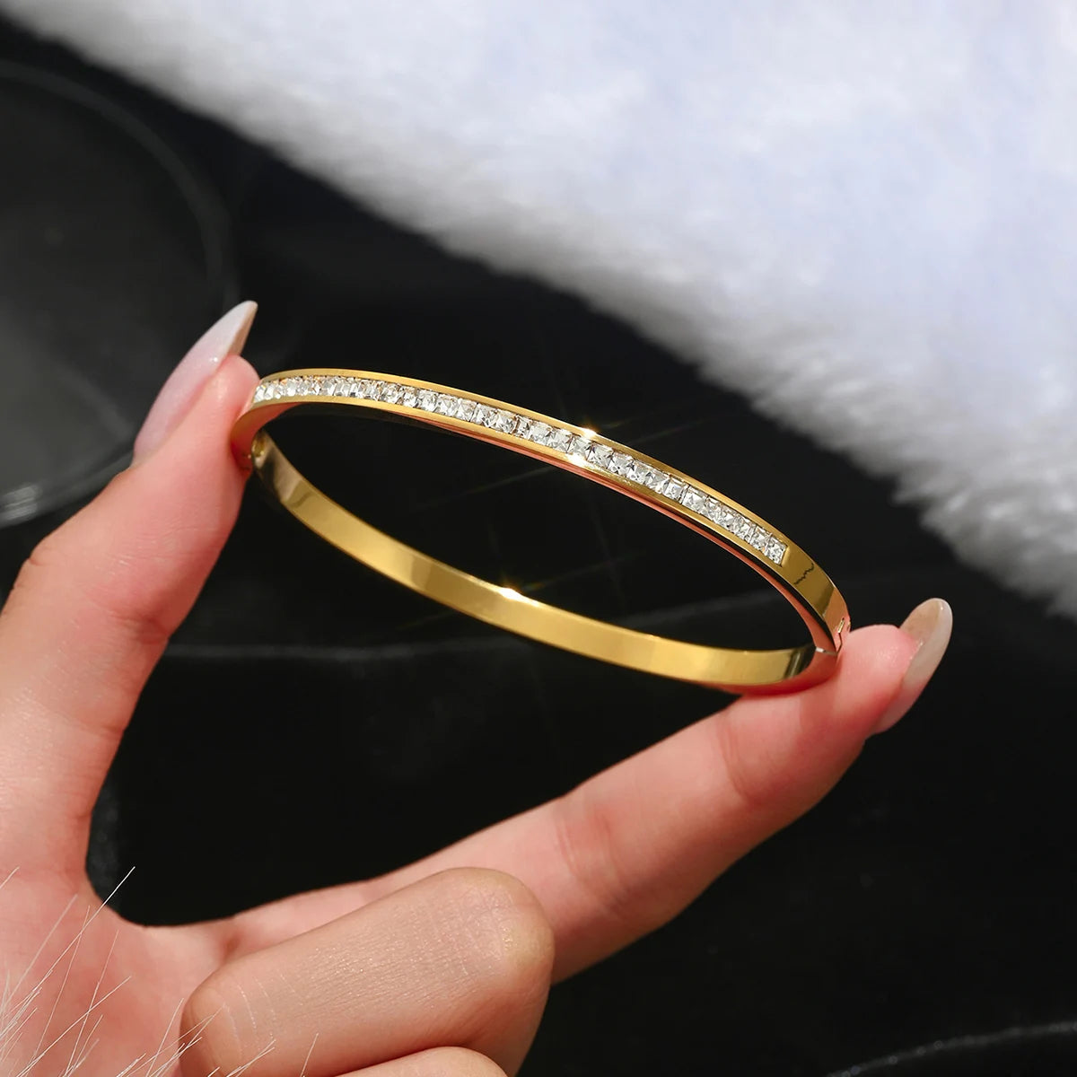Golden Wrapped Bangle