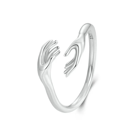 Silver Guardian Hand Ring