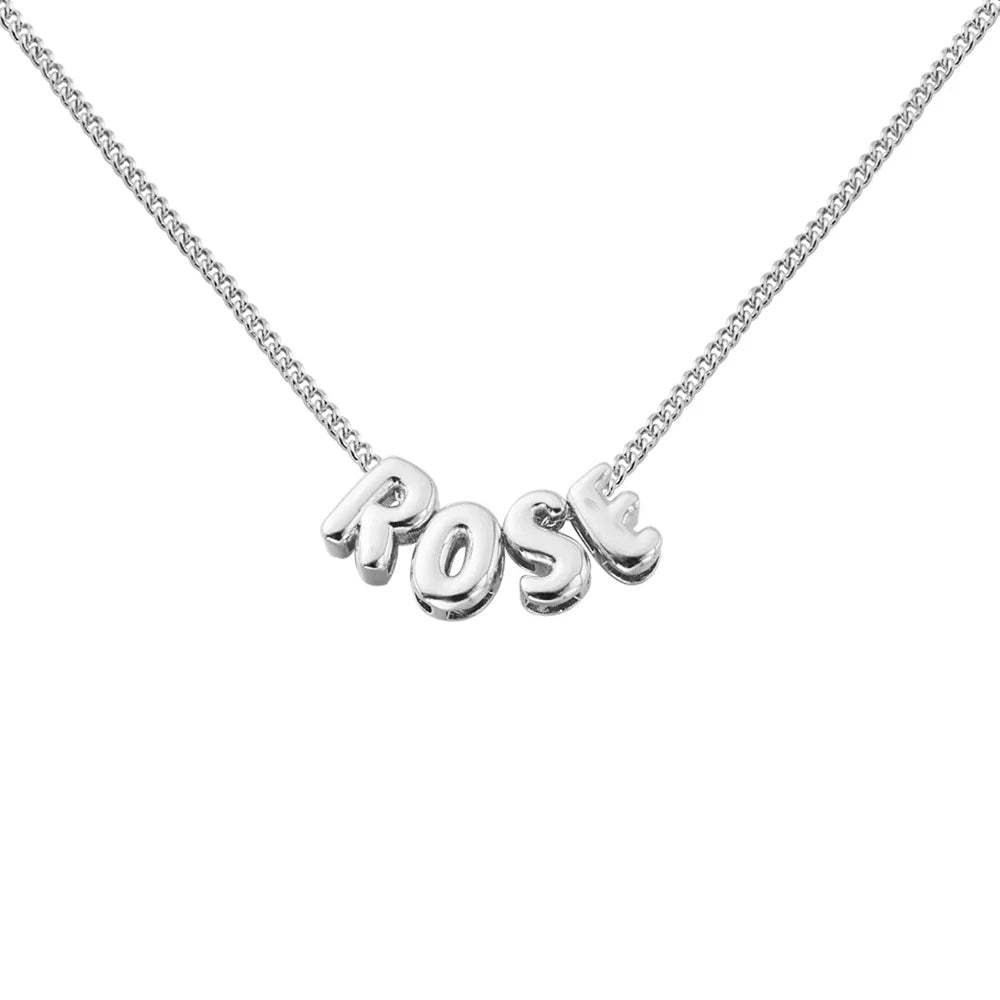 Personalized Bubble Name Necklace